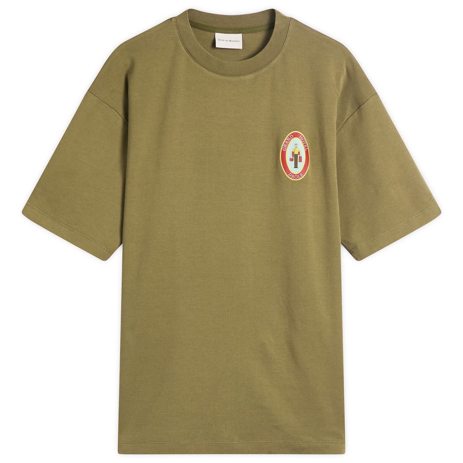 Tričko Drôle de Monsieur Drôle de Monsieur Groom T-Shirt Zelené | H-TS258-CO002-LKK, 0