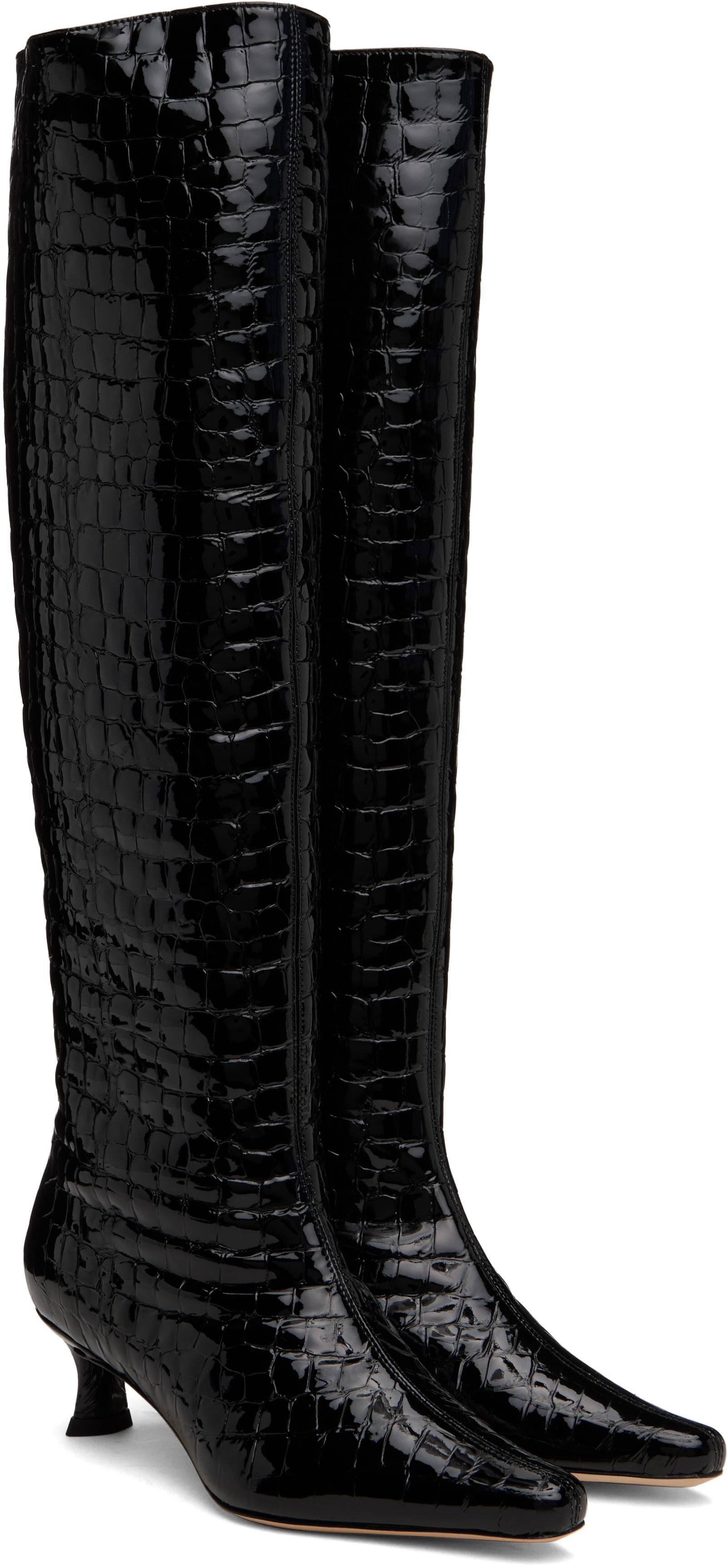 BY FAR Stevie 42 Tall Kitten Heel Boots