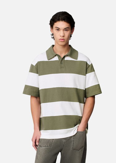 Polo tričko AXEL ARIGATO Short-Sleeve Striped Polo T-Shirt Rôznofarebný | A3798002, 8
