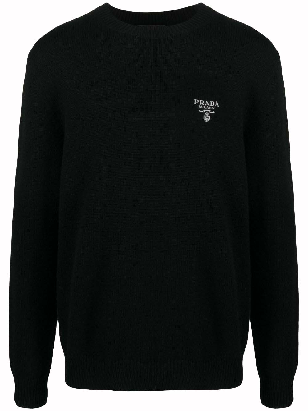 Sveter Prada Cashmere Logo Knitwear Čierna | UMB424S22211LM, 0