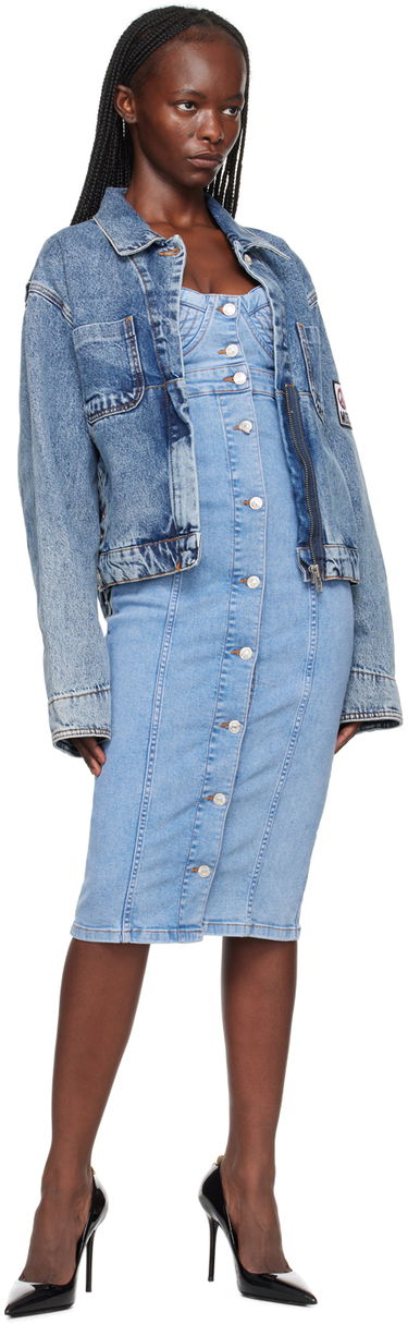 Bunda Moschino Moschino Jeans Vented Denim Jacket Modrá | 0508 8235, 3