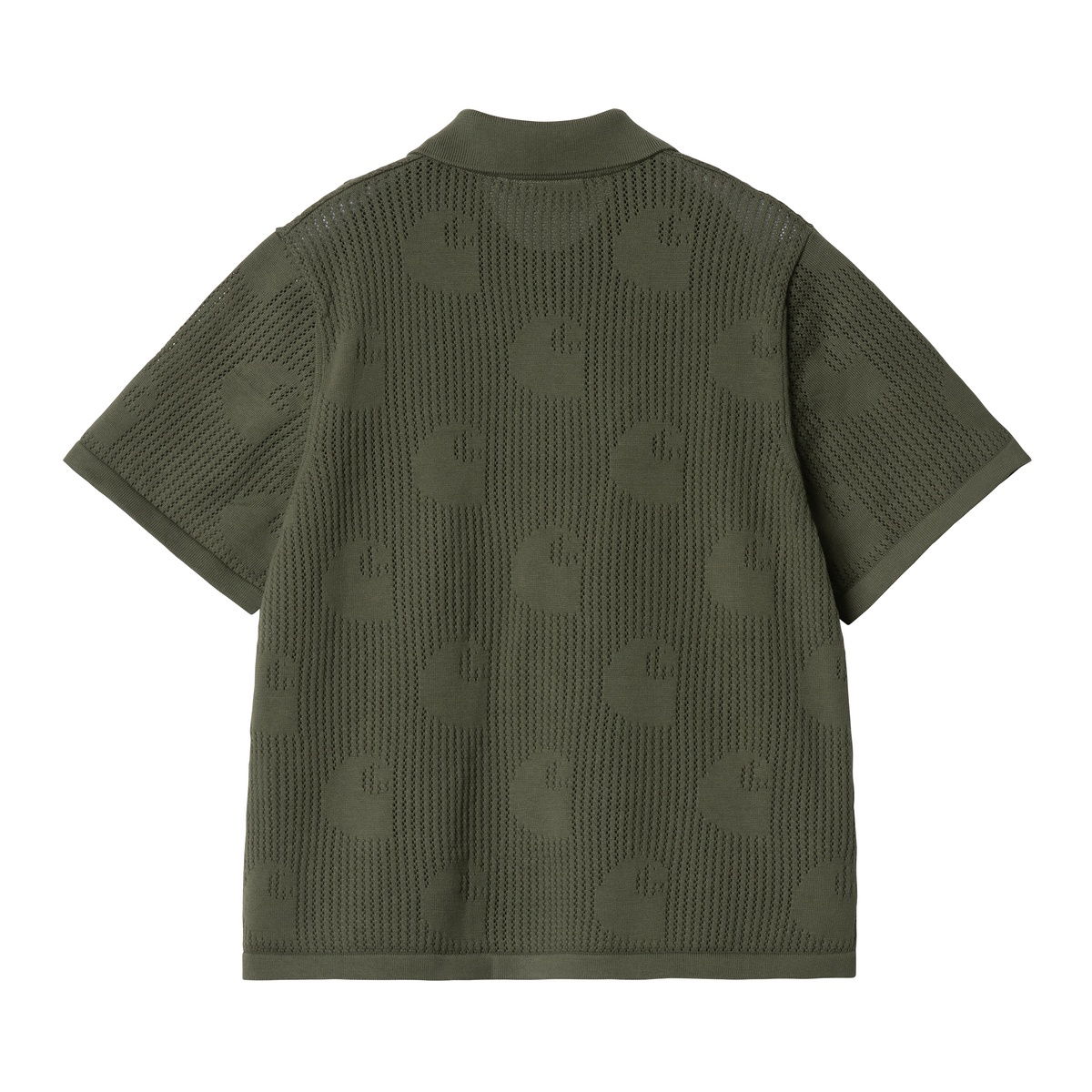 Košeľa Carhartt WIP Carhartt WIP Women's Short Sleeve Knitted Polo Shirt Zelené | I034541_9, 1