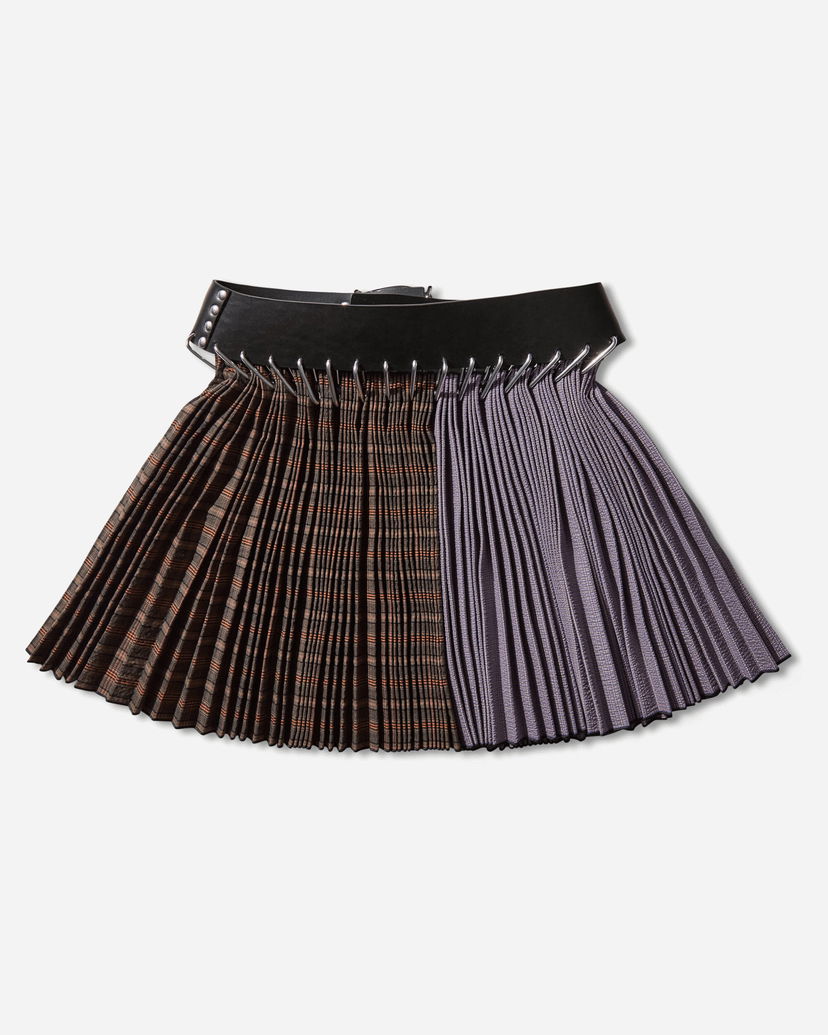Sukňa Chopova Lowena Cotton Mini Carabiner Skirt Rôznofarebný | 3343 PRPLBRWN