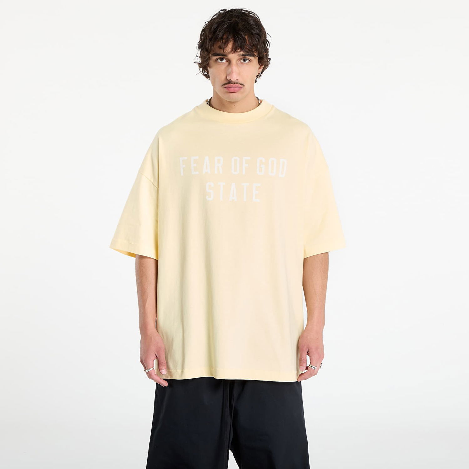 Tričko Fear of God Fear of God Essentials 90's Short Sleeve T-Shirt Žltá | 125SP254478F-122, 0