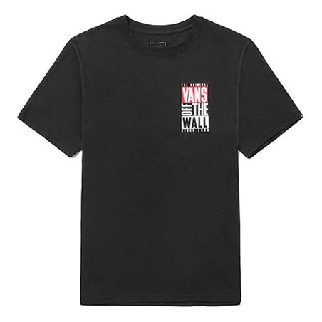 Tričko Vans Vans Alphabet Print T-Shirt Čierna | VN0A4MM5BLK, 0