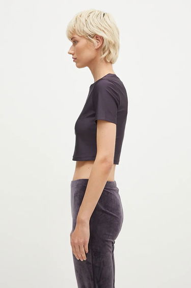 Crop Top adidas Originals Crop Top With Print Fialová | IZ3439, 1