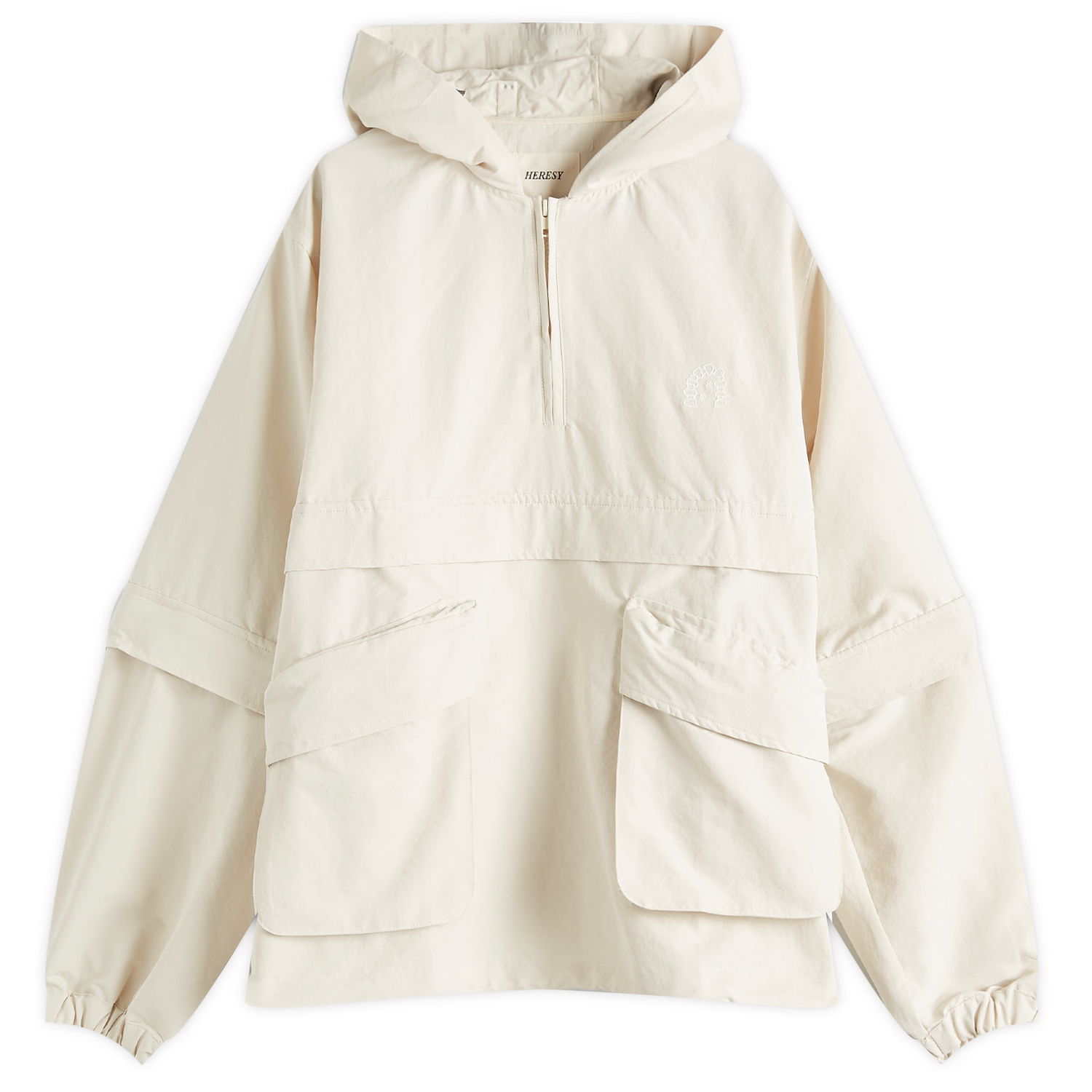 Vetrovka Heresy Heresy Gost Pullover Jacket, Size Large Béžová | HSS25-O06-OFW, 1