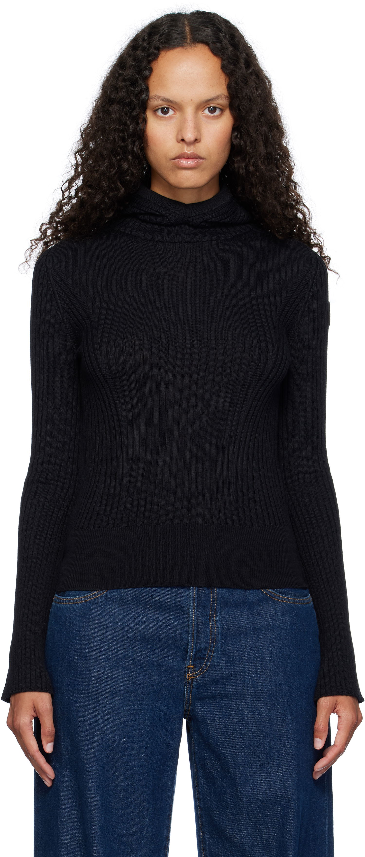 Mikina Moncler Virgin Wool Hoodie Čierna | J20939G00004M1259, 0