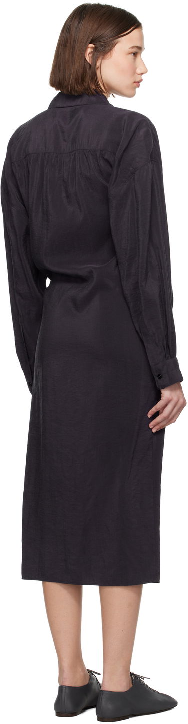 Šaty LEMAIRE Straight Collar Twisted Dress Čierna | DR1092 LF1308, 2