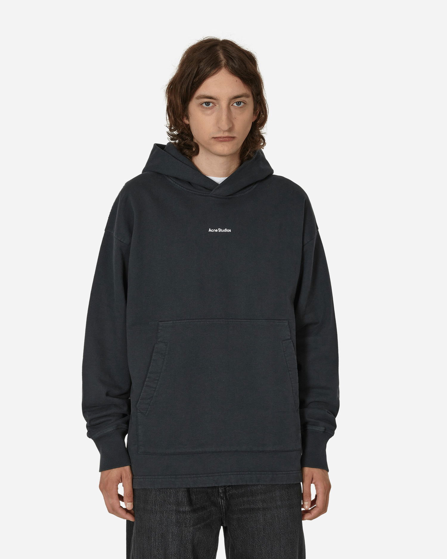 Mikina Acne Studios Logo Hoodie Čierna | BI0182- 900, 1