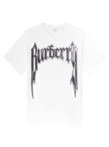 Tričko Burberry Sici Large Artwork Logo Tee Biela | 8070135