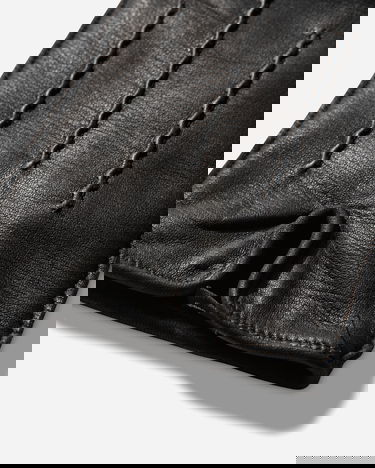 Rukavice Neighborhood Stitched Leather Gloves Čierna | 252DPNH-AC02 BLACK, 6