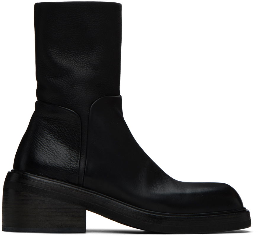 Oblečenie Marsèll Marsèll Facciata Leather Boots Čierna | MW6921 147, 0