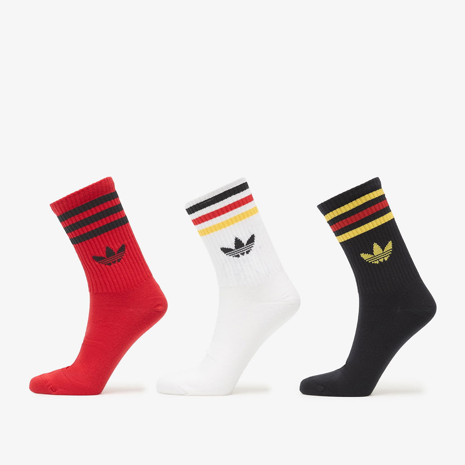 Ponožky adidas Originals 3-Stripe Crew Socks 3-Pack Rôznofarebný | KD8251, 0