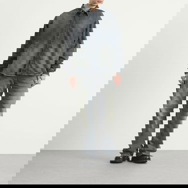 Košeľa Balenciaga Oversized Faded Denim Overshirt with Pockets Modrá | 849923-TTW76-3394, 4