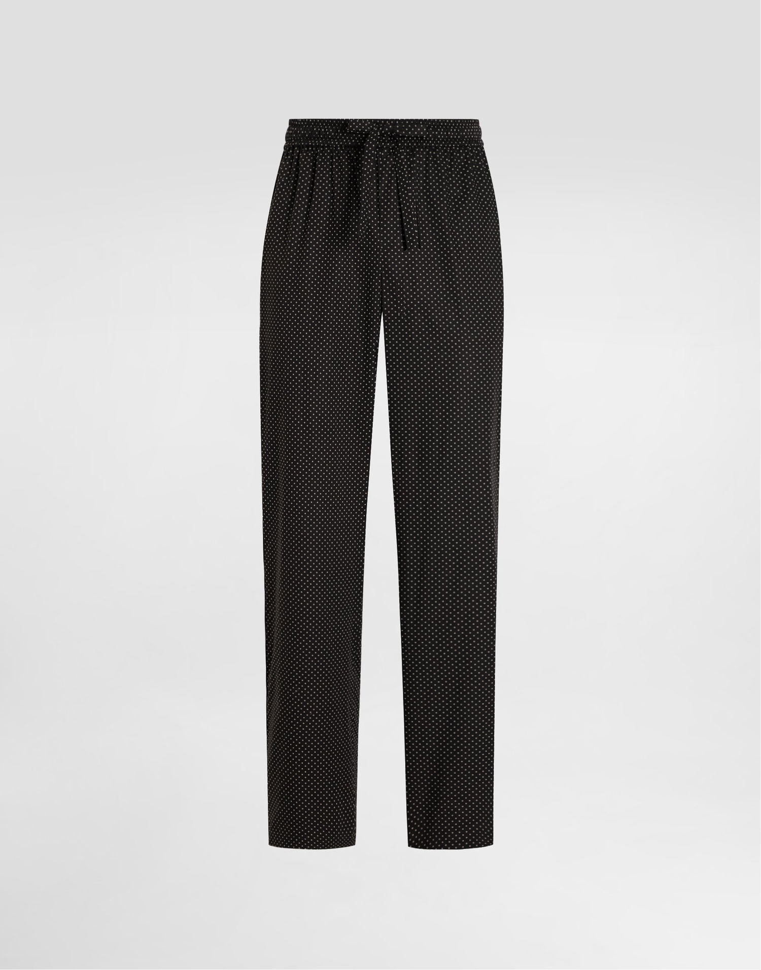 Nohavice Dolce & Gabbana Dolce & Gabbana Micro-designed Joggers Čierna | GVRMATFMRBNS8030, 0