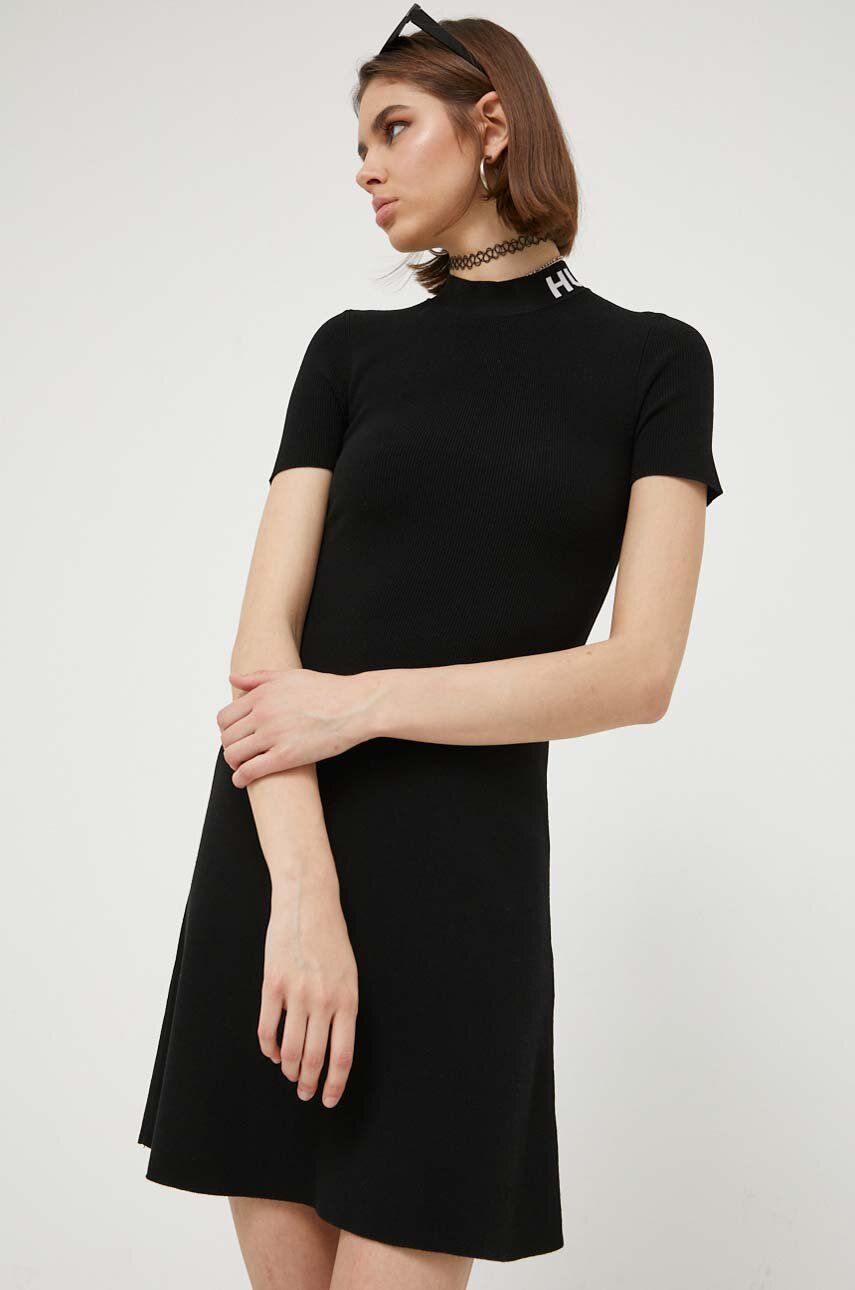 Šaty BOSS Dress Čierna | 50495572, 0