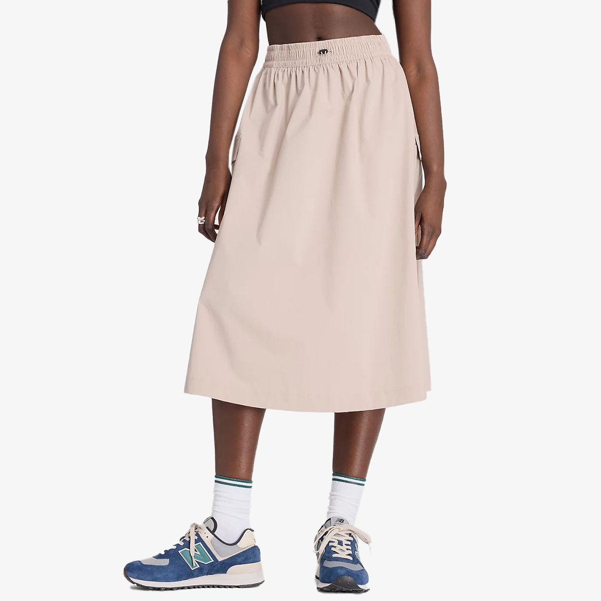 Sukňa New Balance Midi Cargo Skirt Béžová | WK43551-LMR, 0