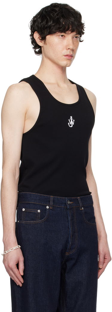 Tielko JW Anderson JW Anderson Anchor Logo Tank Top Čierna | JO0246-PG1512, 1