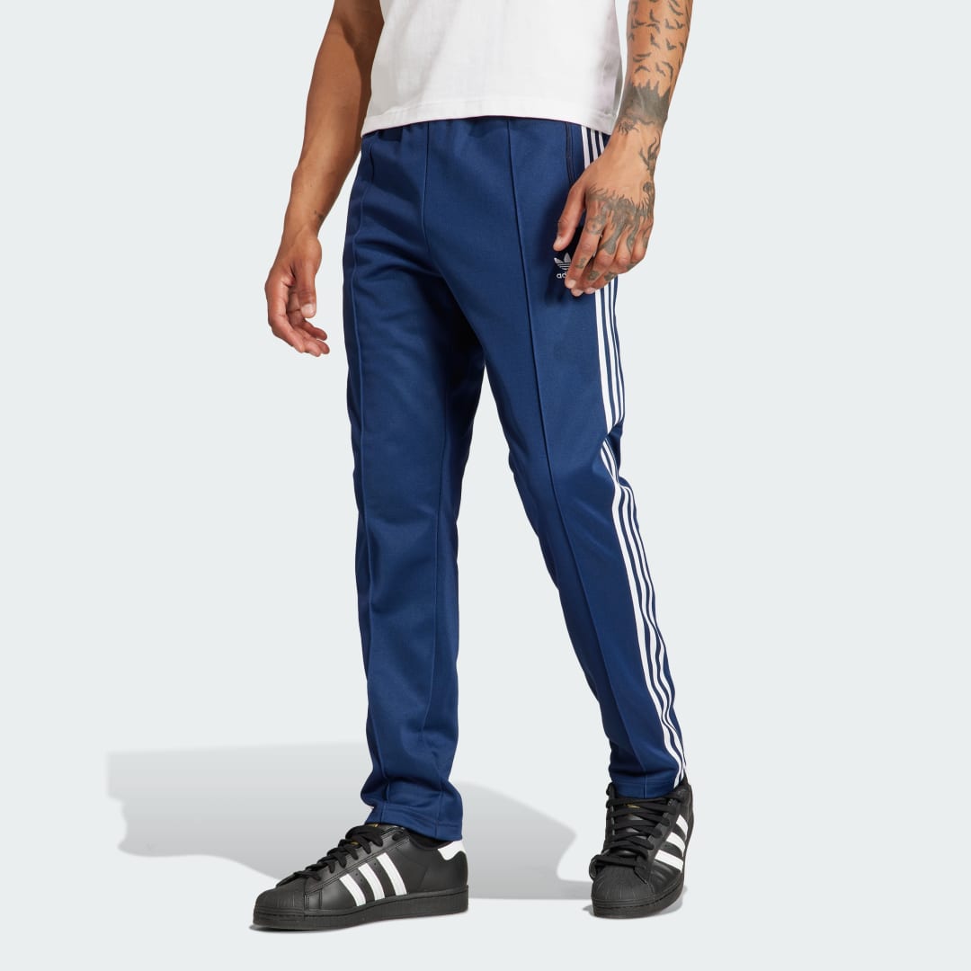 Tepláky adidas Originals Adicolor Classics Beckenbauer Tracksuit Bottoms Navy | IP0421, 0