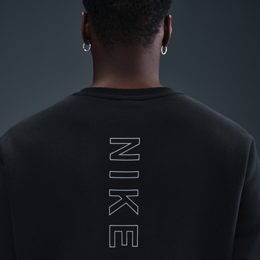 Mikina Nike NSW Fleece Crewneck Sweatshirt Čierna | IH4286-010, 4