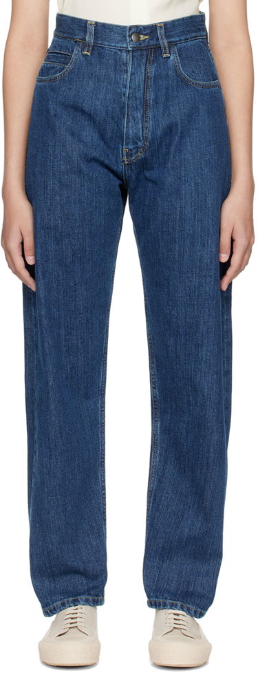 Džínsy Studio Nicholson Studio Nicholson Tiago Jeans Modrá | SN - 1054, 0