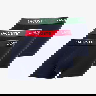 Boxerky Lacoste Lacoste Men's Trunk Underwear - 3-Pack Navy | 5H1297 HY0, 0