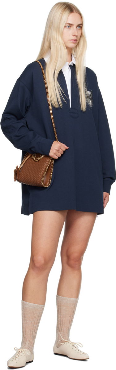 Kabelka Stella McCartney Woven Tiny Bag Hnedá | 391698WP0410, 3