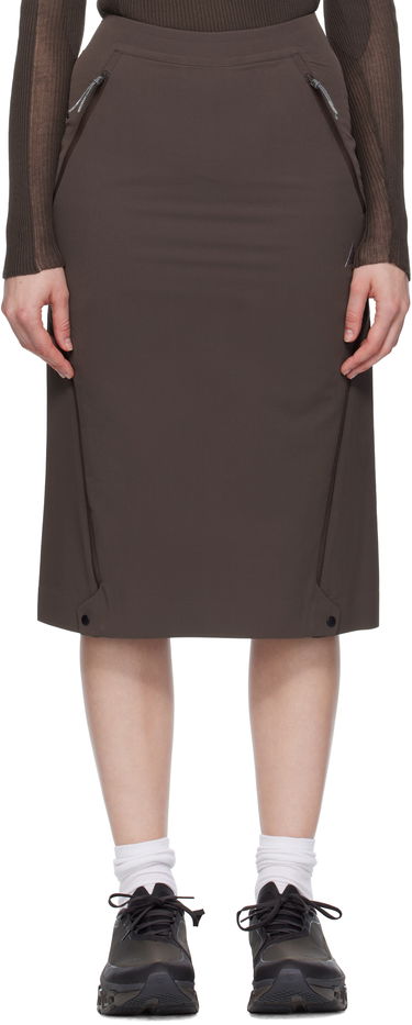 Sukňa ROA ROA Y Zip Sport Skirt Hnedá | RBWW019FA10, 0