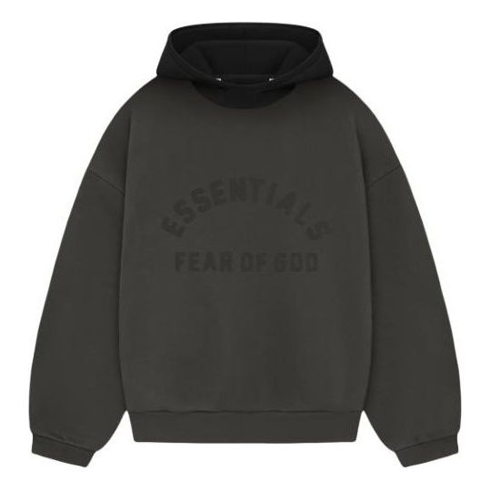 Mikina Fear of God Essentials Nylon Fleece Hoodie Čierna | 202SP244310F, 0