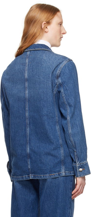 Bunda Anine Bing Alden Denim Button-Up Jacket Modrá | A-01-7188-497, 2