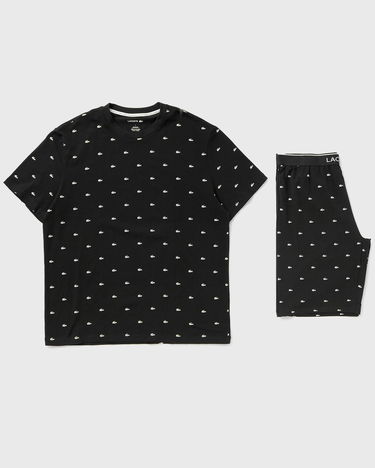 Pyžamo Lacoste LOUNGEWEAR PYJAMA SET Čierna | 4H3304-258, 0