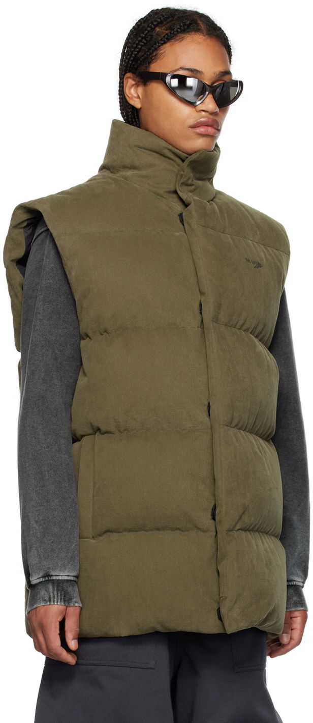 Vesta We11done We11done Quilted Down Vest Zelené | WD-PV3-23-030-U-KK, 1