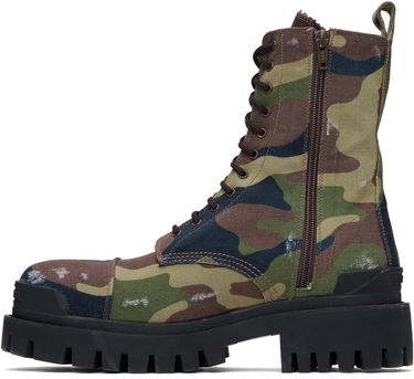 Tenisky a topánky Balenciaga Camouflage Canvas Boots Zelené | 786135W2EU21028, 2