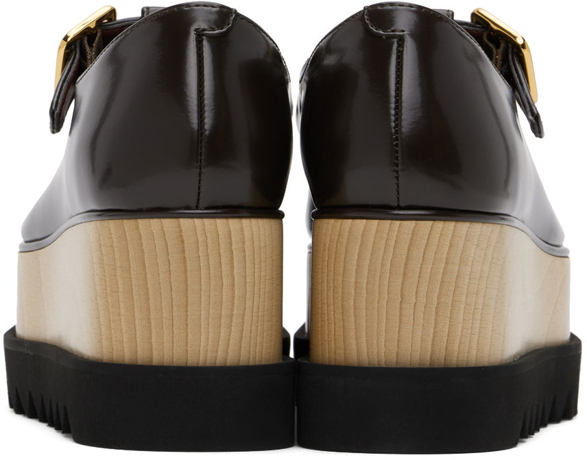 Tenisky a topánky Stella McCartney Sneak-Elyse T-Bar Platform Loafers Hnedá | 810448AP0350, 1