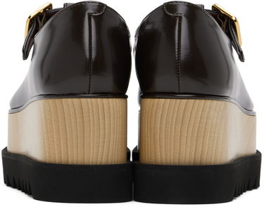 Tenisky a topánky Stella McCartney Sneak-Elyse T-Bar Platform Loafers Hnedá | 810448AP0350, 1