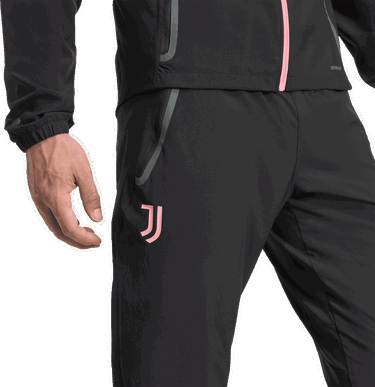 Nohavice adidas Performance Juventus Tiro 25 Competition Vis Tech Čierna | JV5348, 4