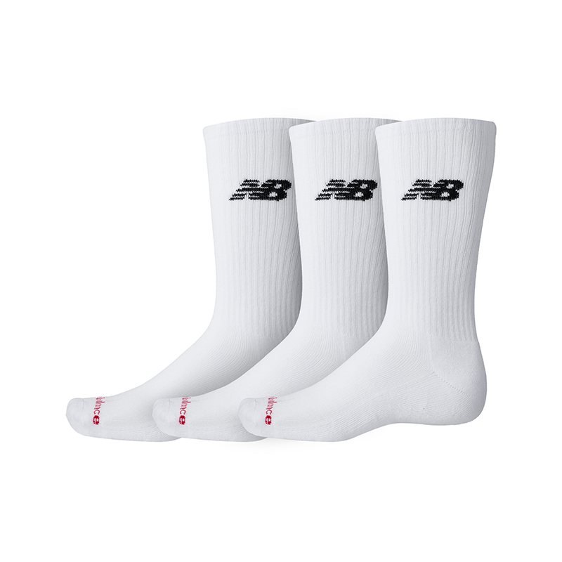 Ponožky New Balance Crew Socks LAS51293WT Biela | NBLAS51293WT, 0