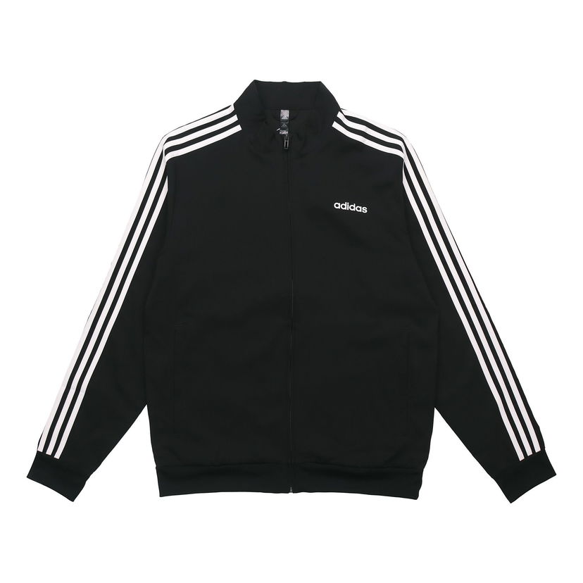 Bunda adidas Originals Essentials 3-Stripes Track Jacket Čierna | DQ3060