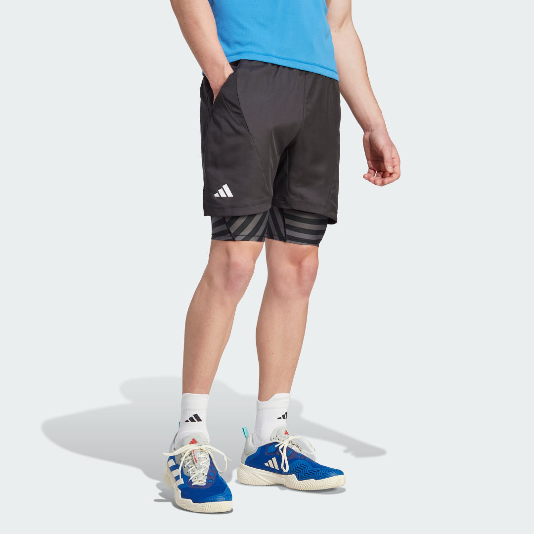 Šortky adidas Originals AEROREADY Two-in-One Pro Čierna | IB5493, 0