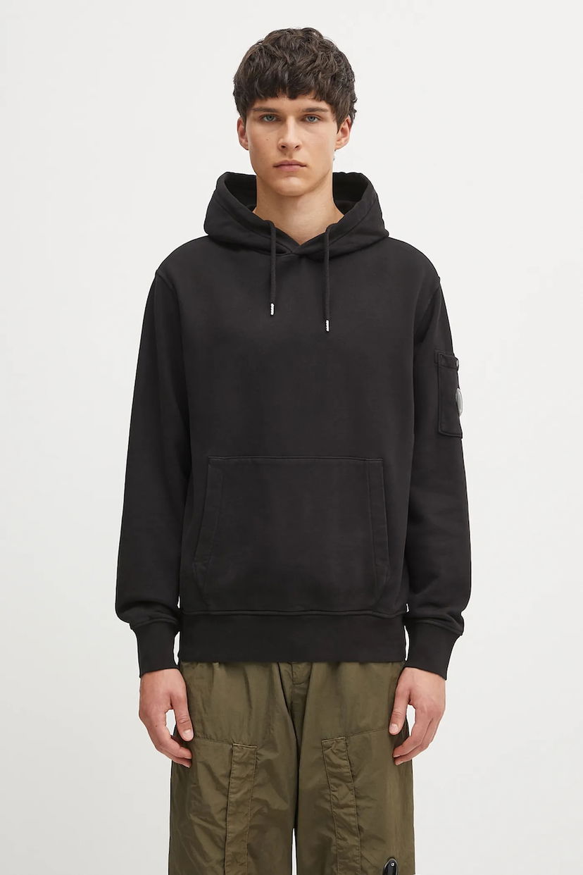 Mikina C.P. Company C.P. Company Hooded Sweatshirt Čierna | RFCMSS719A006372G