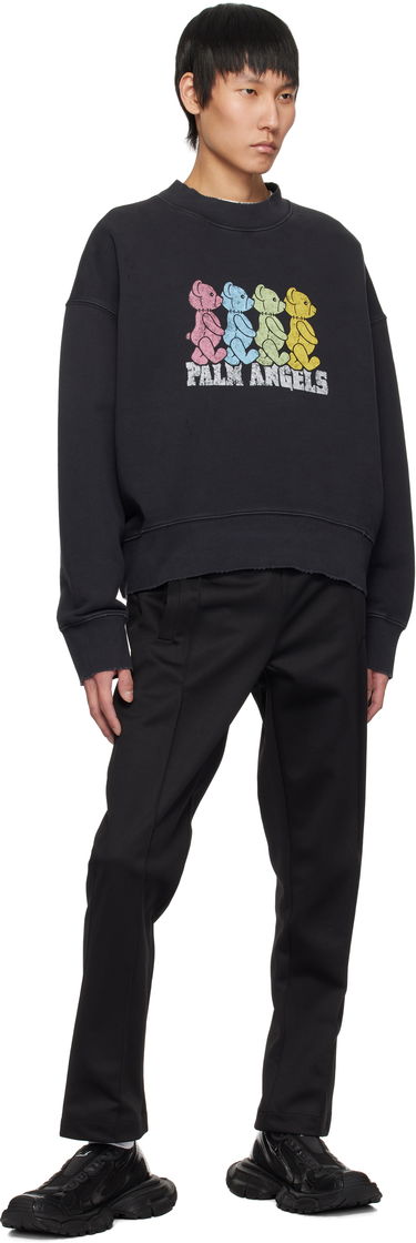 Tepláky Palm Angels Palm Angels Curved Logo Track Pants Čierna | PMCJ048S25FAB0011003, 3