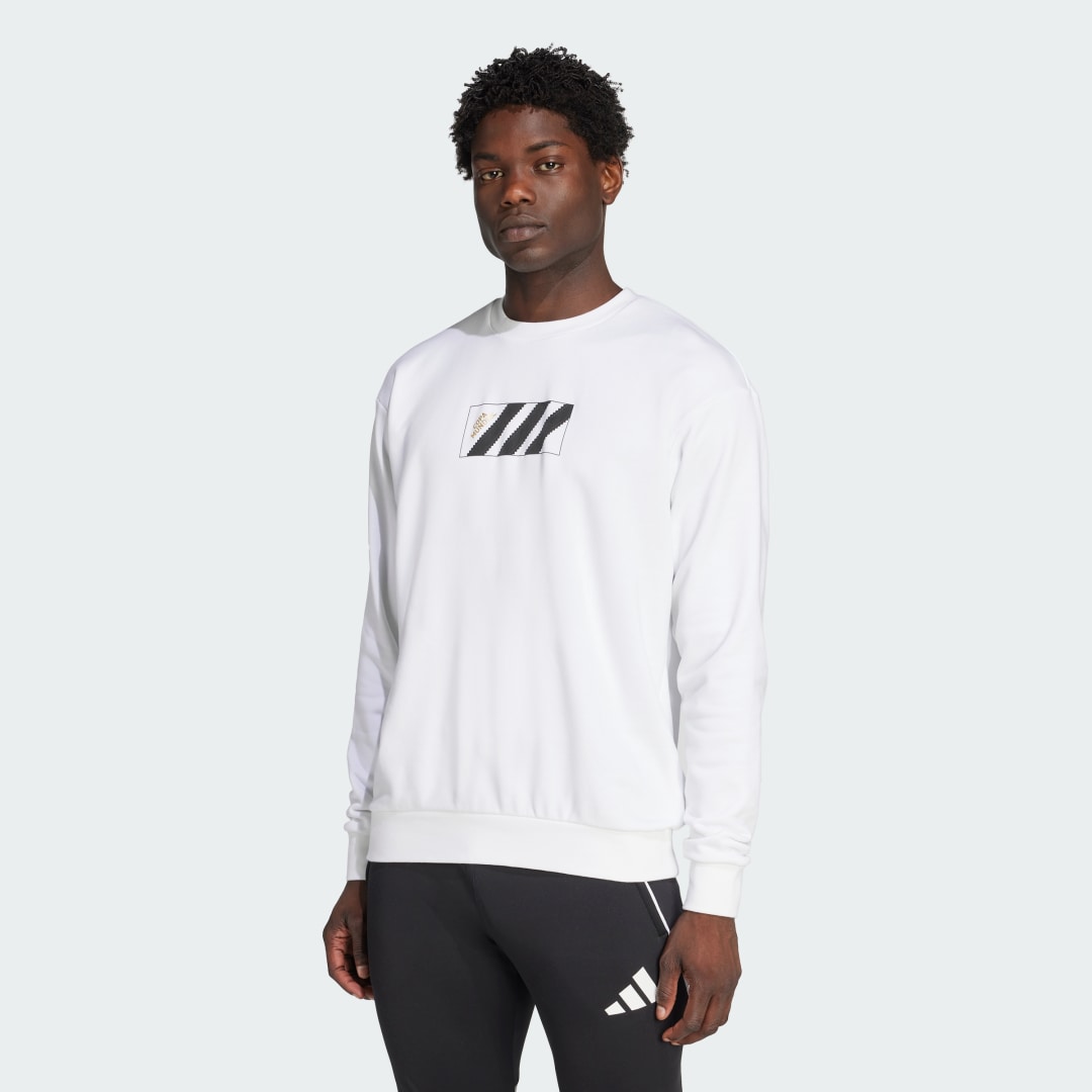 Mikina adidas Performance Copa Graphic Sweatshirt Biela | JM8936, 0