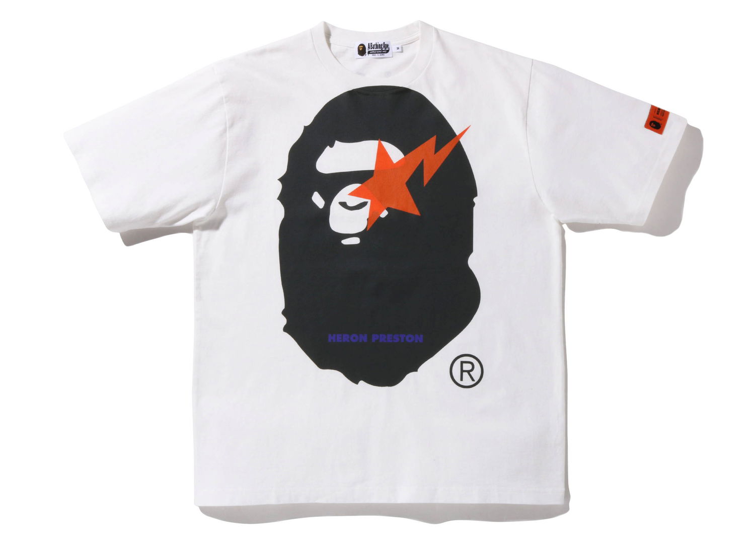 Tričko BAPE Heron Preston x Relaxed Fit Tee Biela | 1I23-109-905 WHT, 0