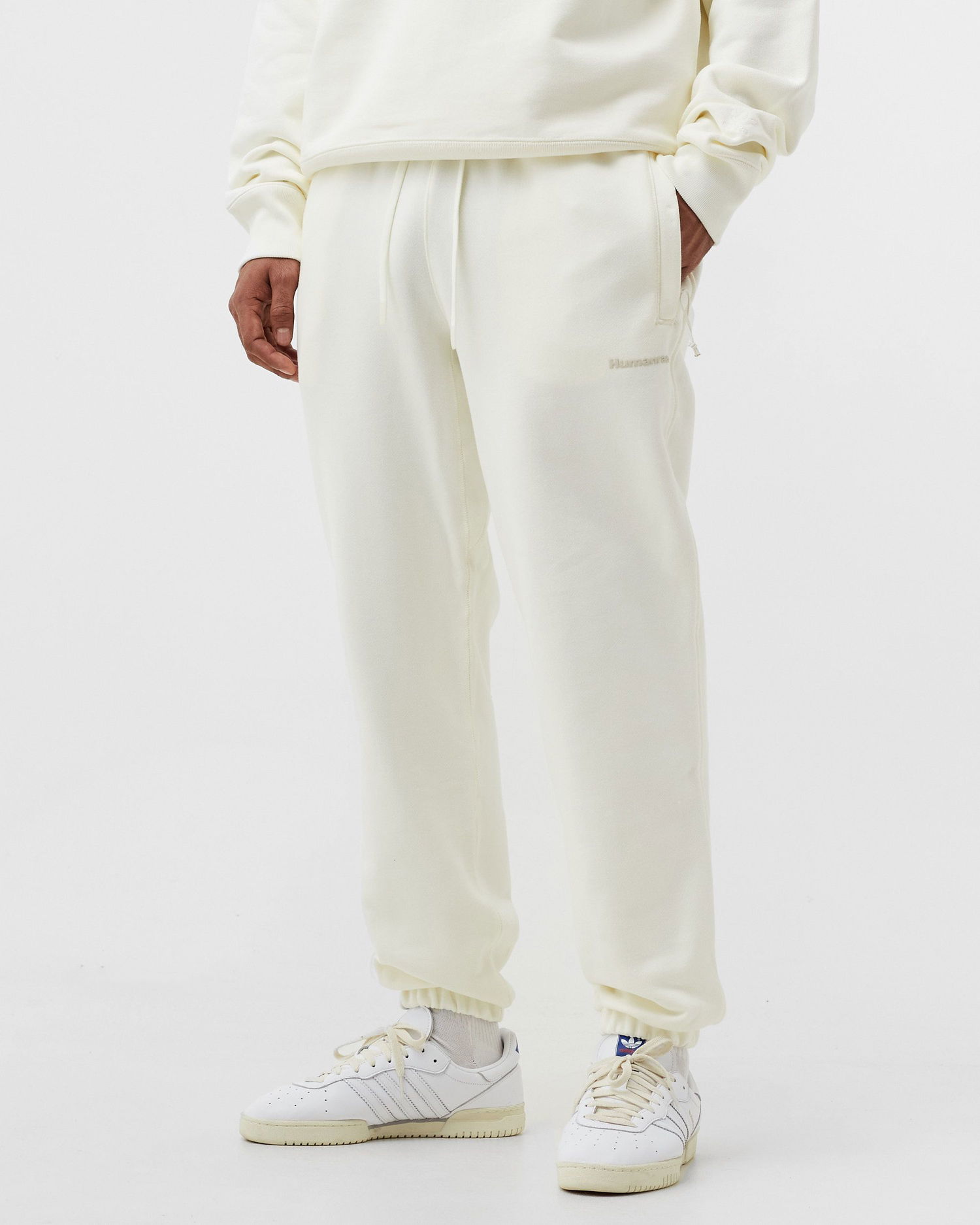 Tepláky adidas Originals x Pharrell Williams Basics Sweatpants Biela | 4065432082396, 1