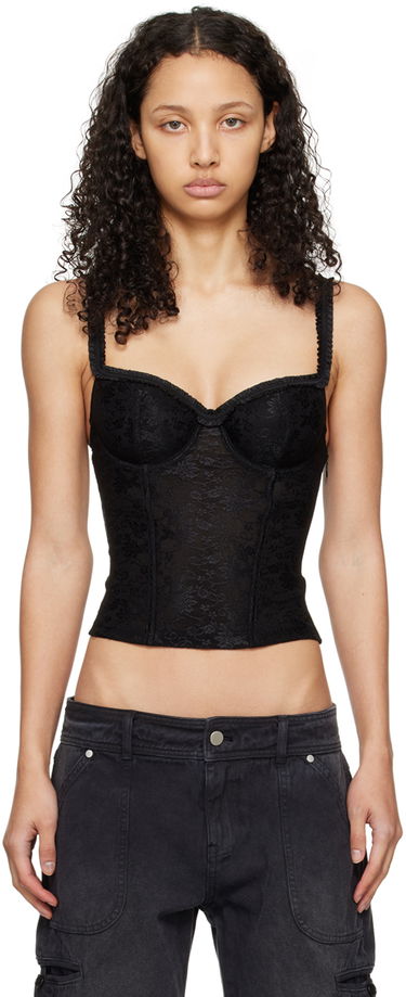 Podprsenka GUIZIO Guizio Sella Lace Corset Top Čierna | R24116K034, 0
