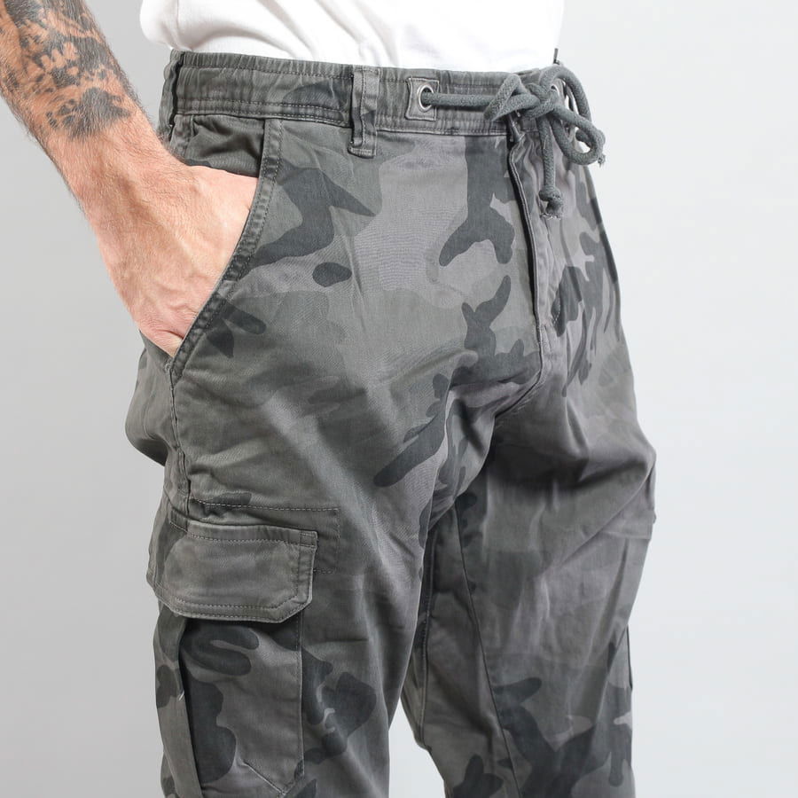 Camo Cargo Jogging Pants