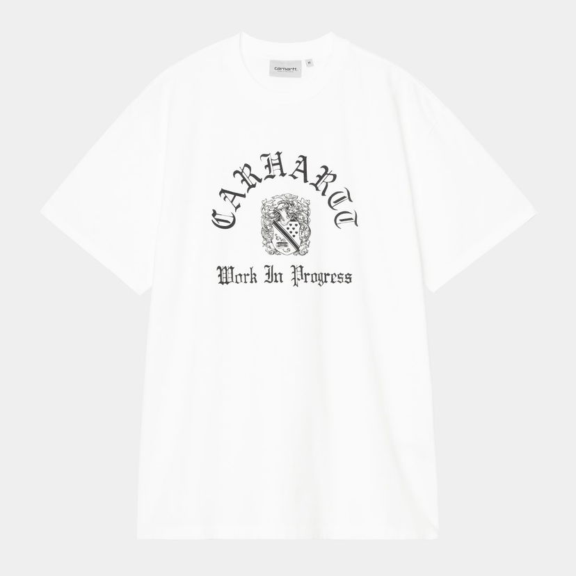 Tričko Carhartt WIP WIP S/S Coat Of Arms T-Shirt heavy stone wash Biela | I036195_7