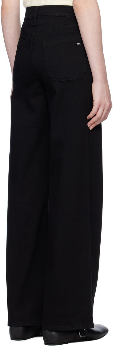 Džínsy rag & bone rag & bone Hadley Wide Leg Jeans Čierna | WDD24H3002EPBL, 2