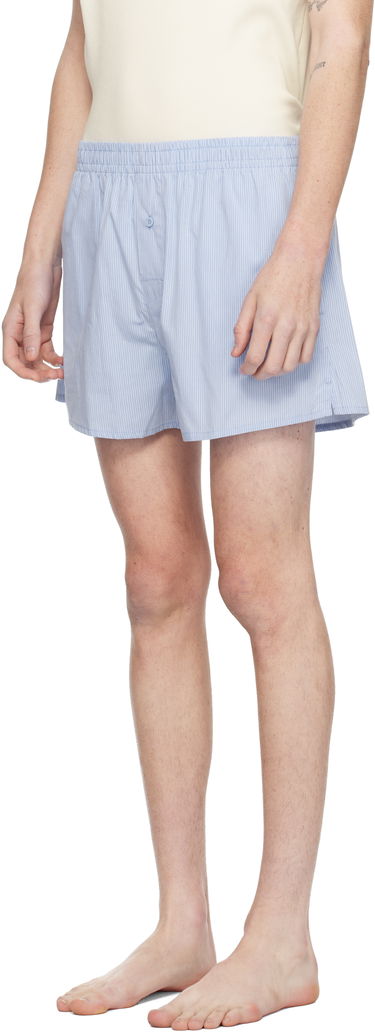 Pyžamo BOSS Pinstripe Pajama Set Modrá | 50535776, 3
